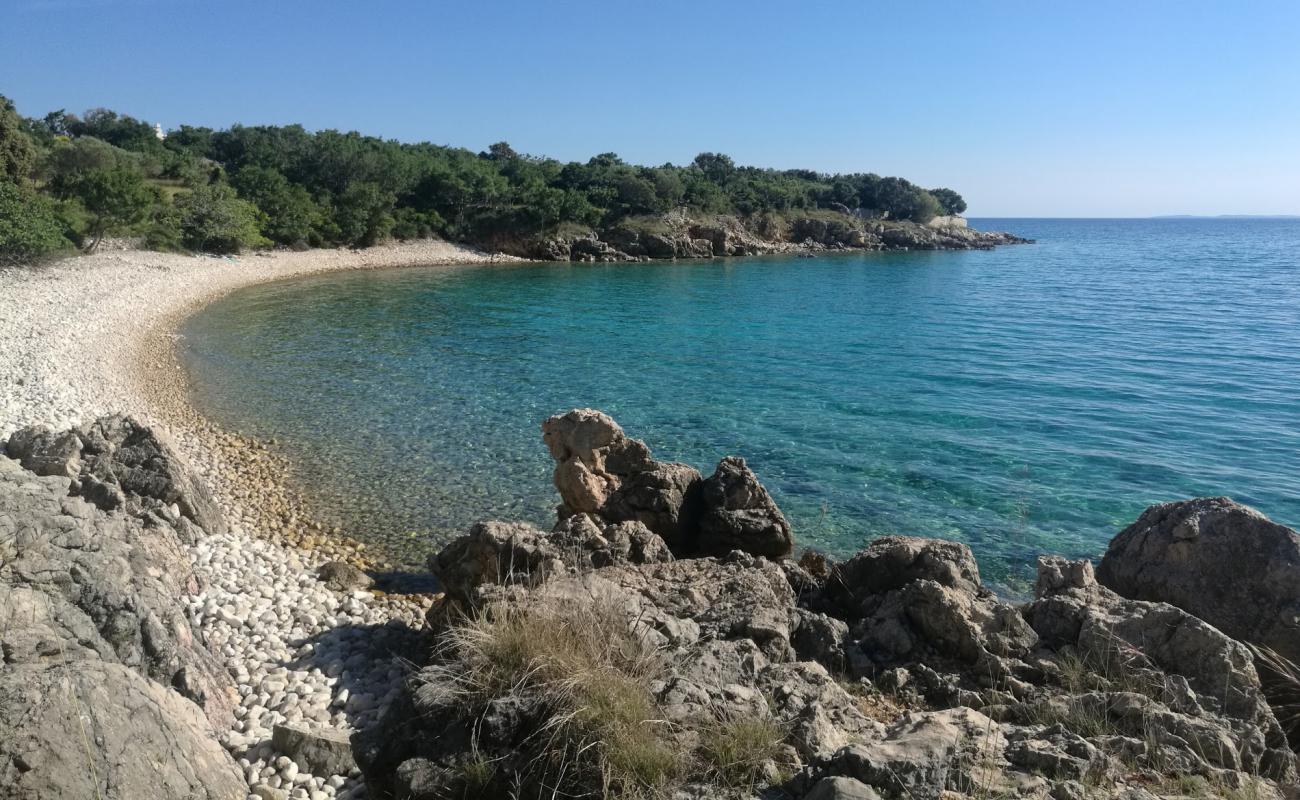 Photo de Krcalo beach avec caillou clair de surface