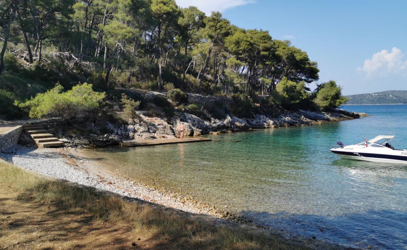 Photo de Bozava beach avec caillou clair de surface