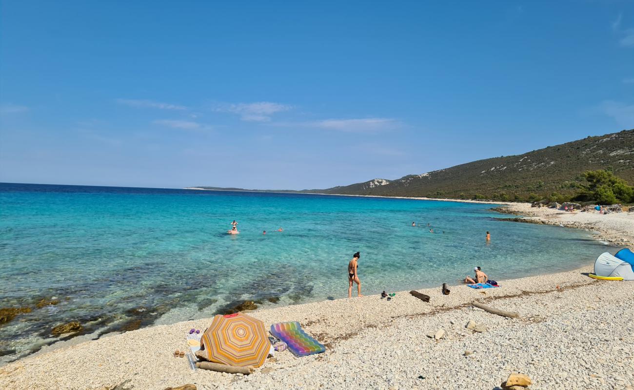 Photo de Veli Zal beach avec caillou blanc de surface