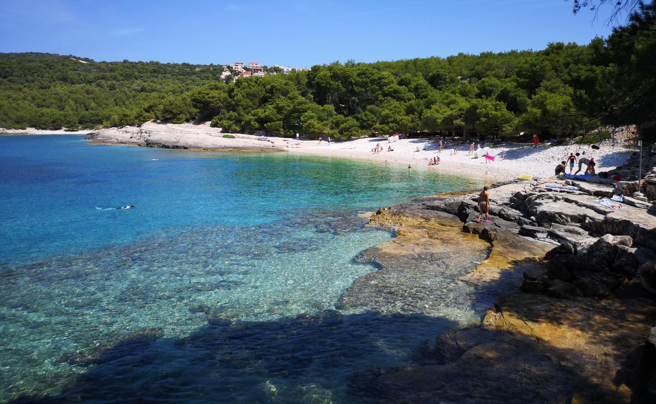 Photo de Srebrna beach avec caillou clair de surface