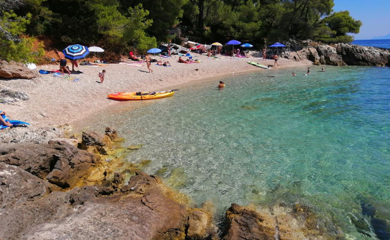 Photo de Bile beach avec caillou fin clair de surface