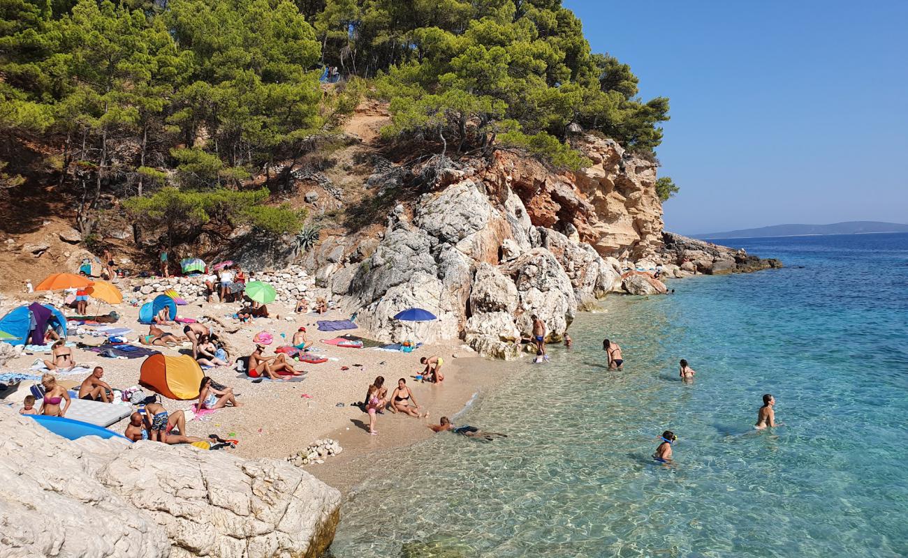 Photo de Jagodna beach avec caillou fin clair de surface