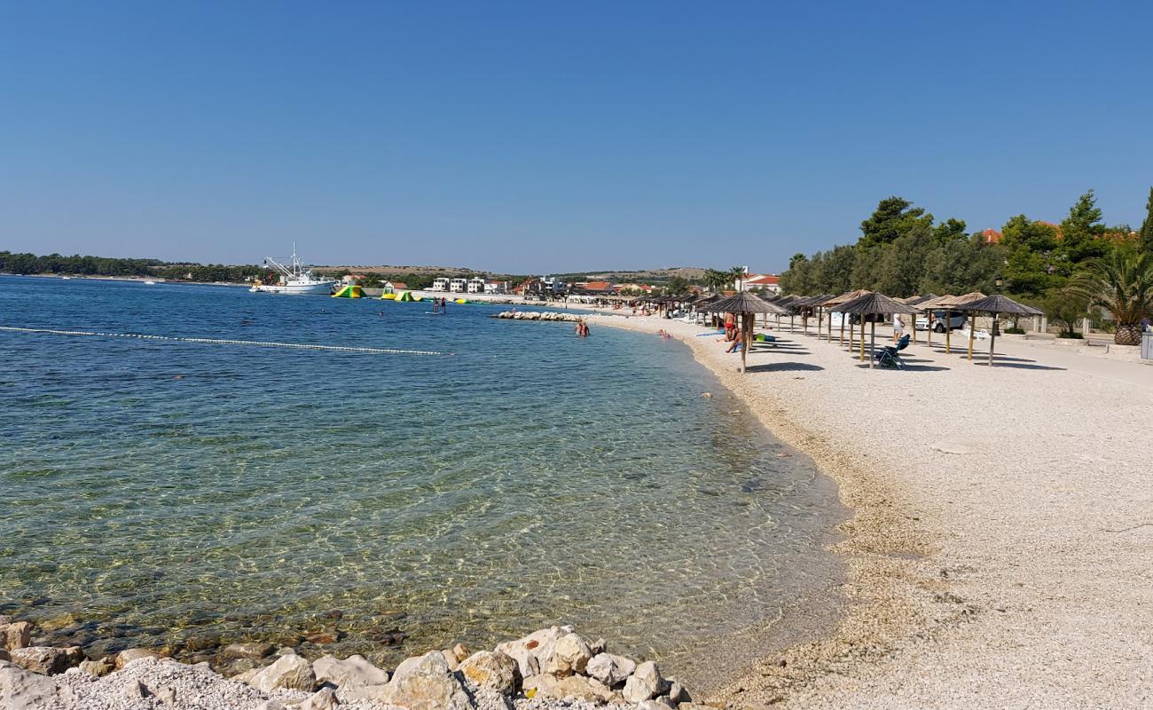 Photo de Jadro Beach avec caillou fin clair de surface