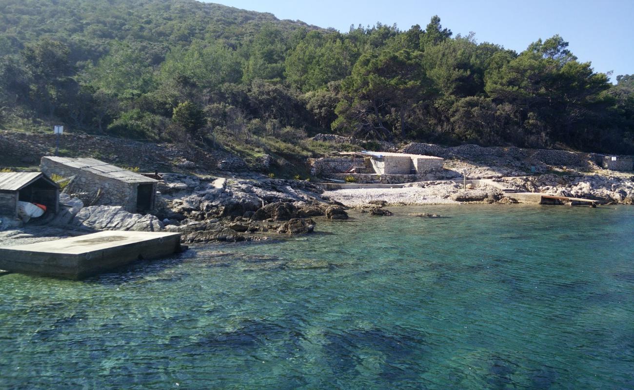 Photo de Cunski Beach avec roches de surface