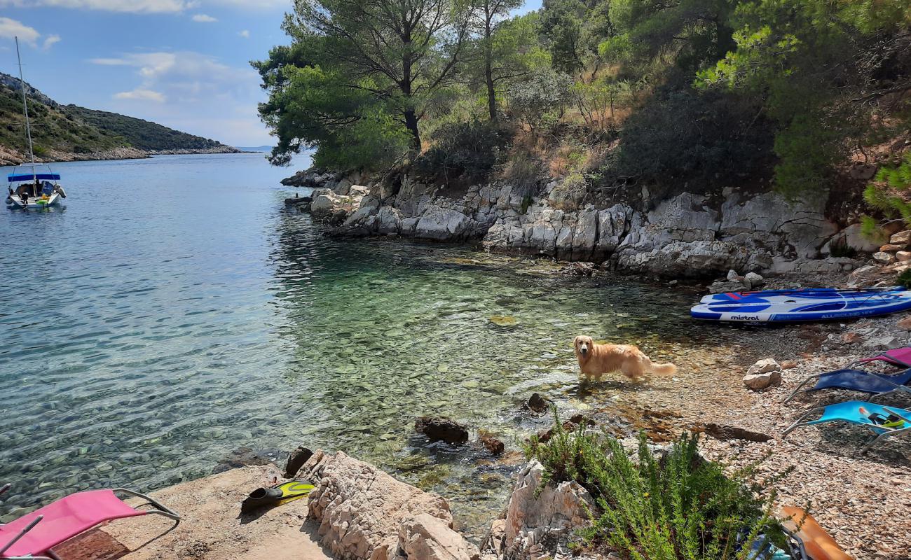 Photo de Beach Travna avec roches de surface