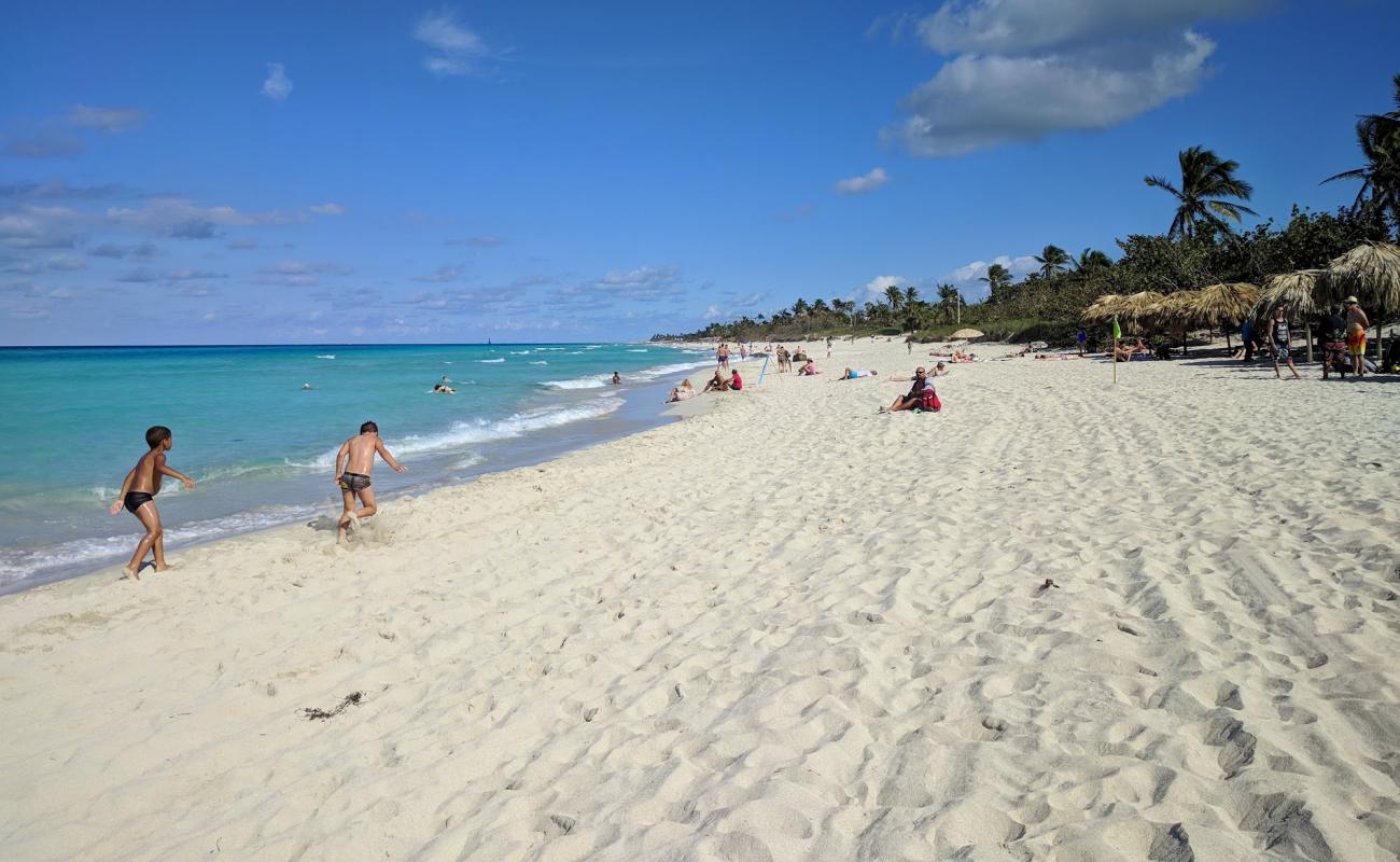 Photo de Varadero beach III avec sable fin et lumineux de surface