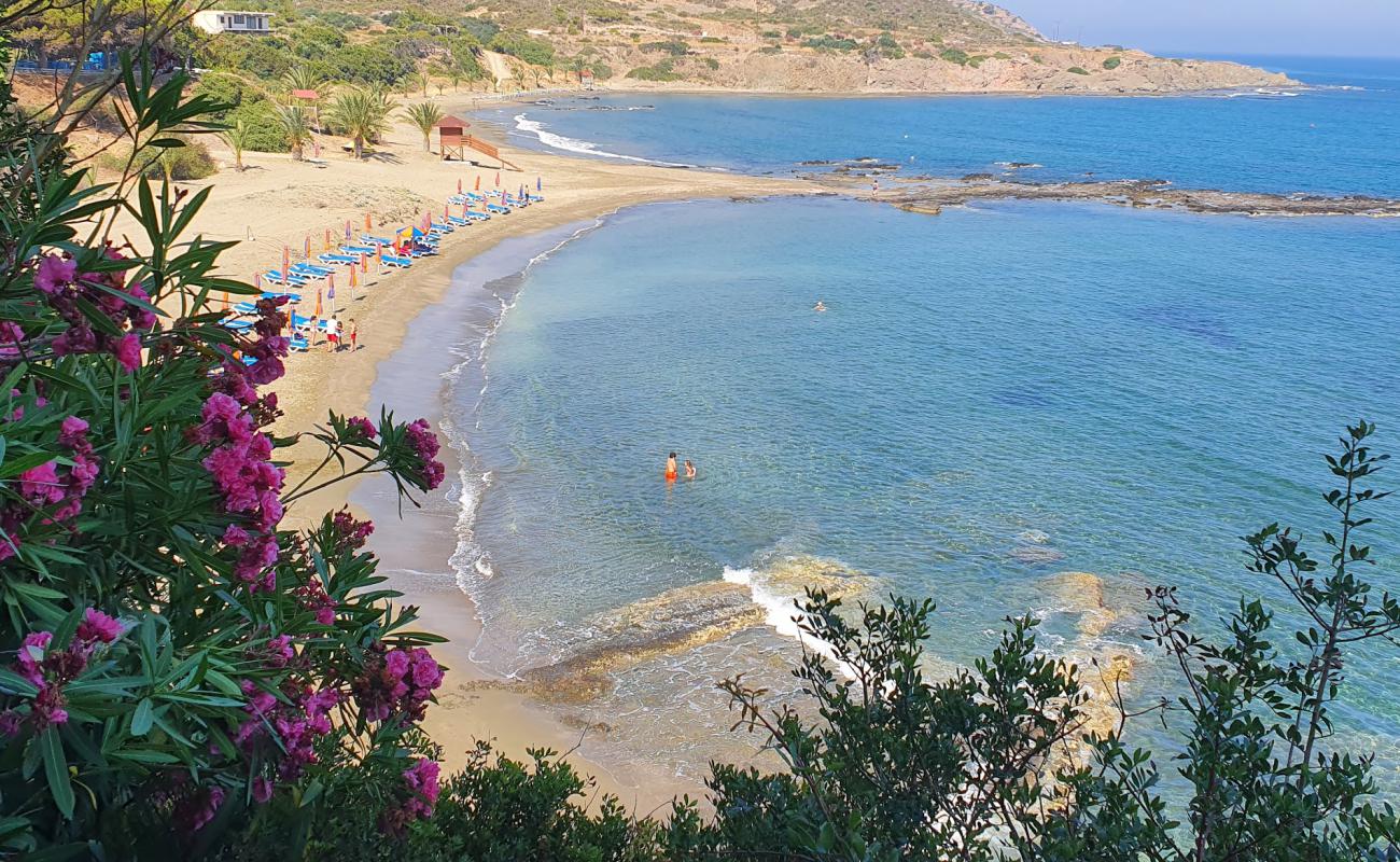 Photo de Omega beach avec sable fin et lumineux de surface