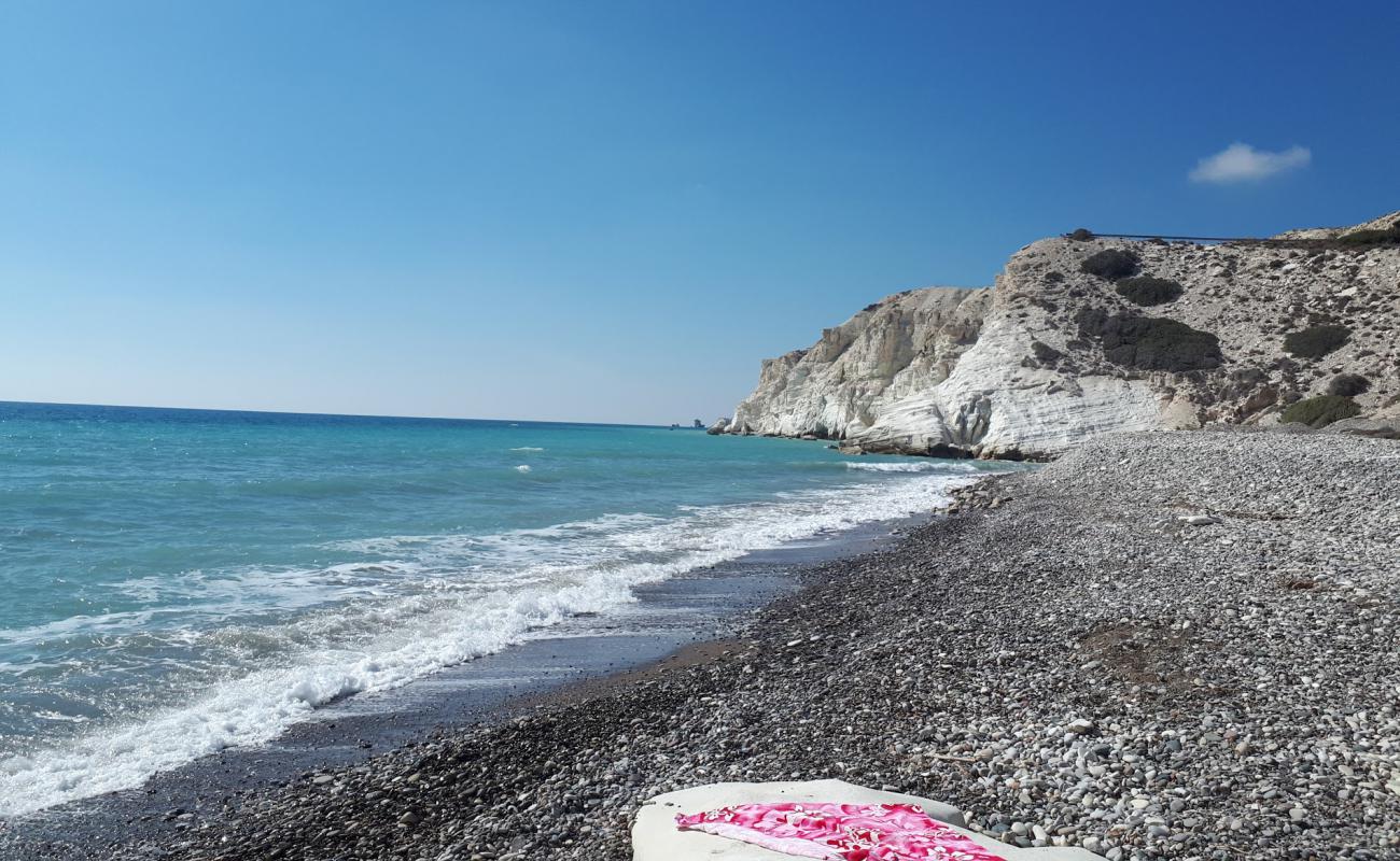 Photo de Wild dog's beach avec galets beige de surface