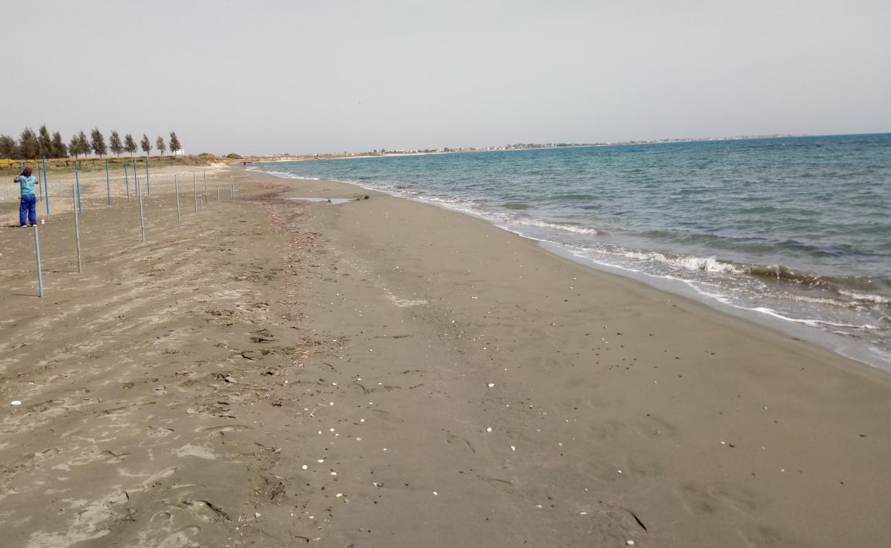 Photo de Softades beach avec sable gris de surface