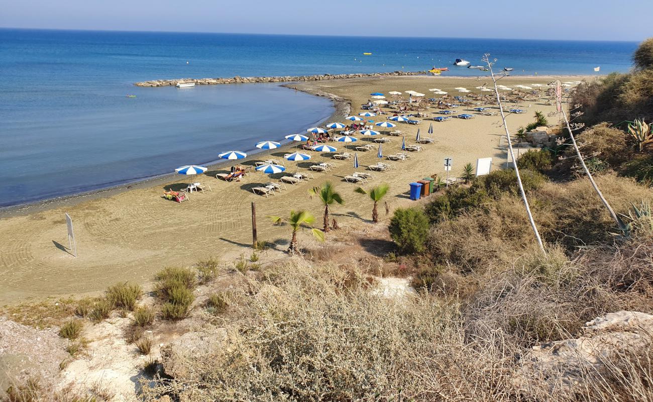 Photo de Faros beach avec sable gris de surface