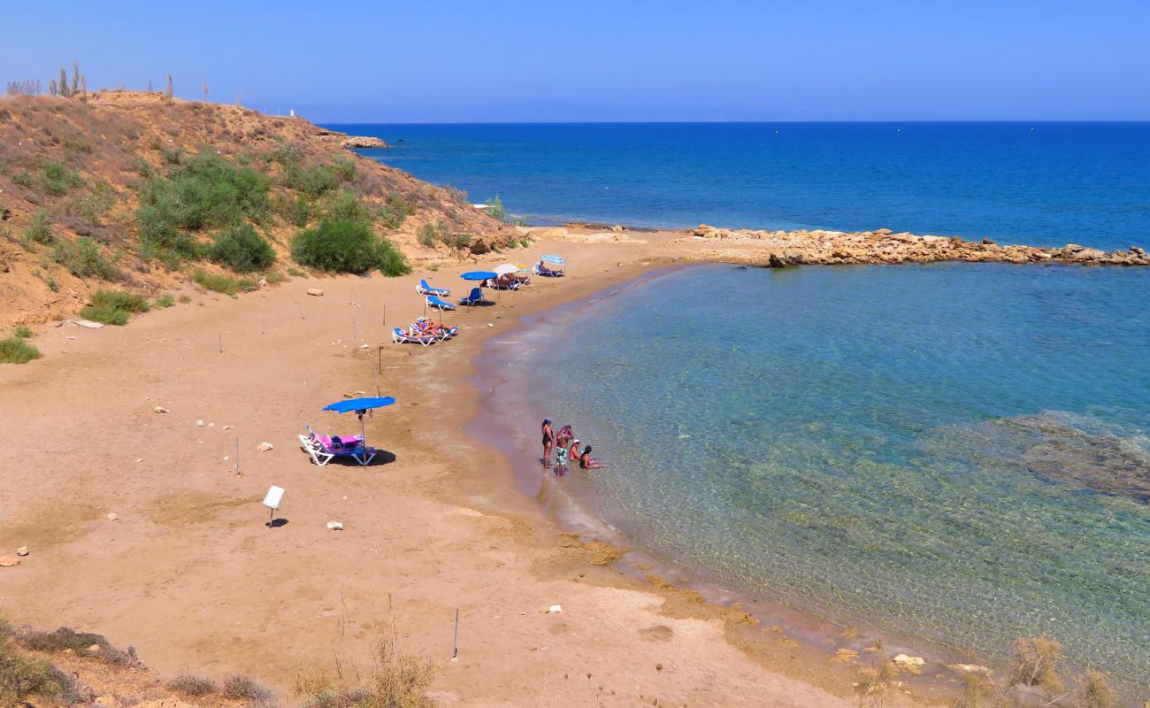 Photo de Paralimni Sands avec sable lumineux de surface