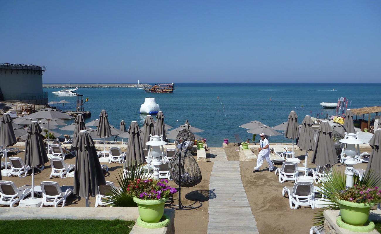 Photo de Bella Marin Beach avec surface béton pavée de surface
