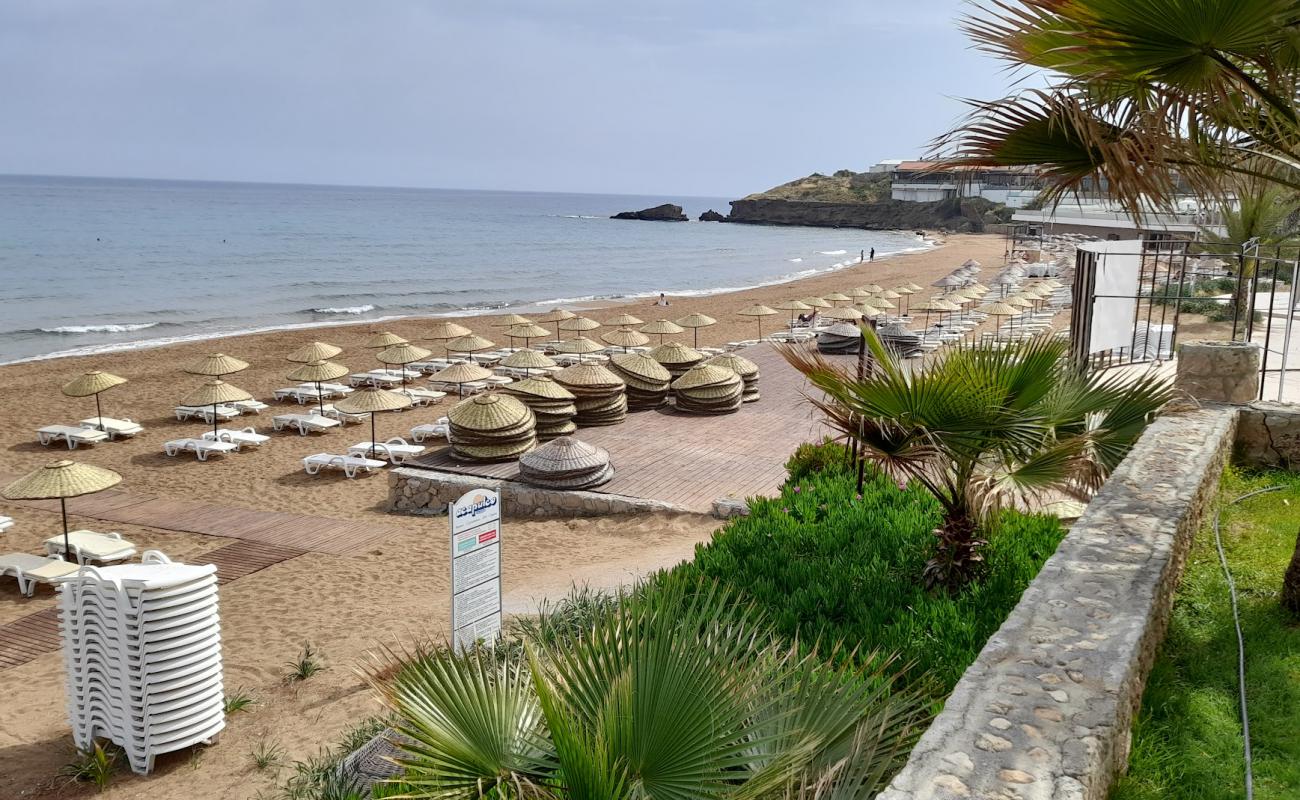 Photo de Acapulco Beach avec sable beige de surface