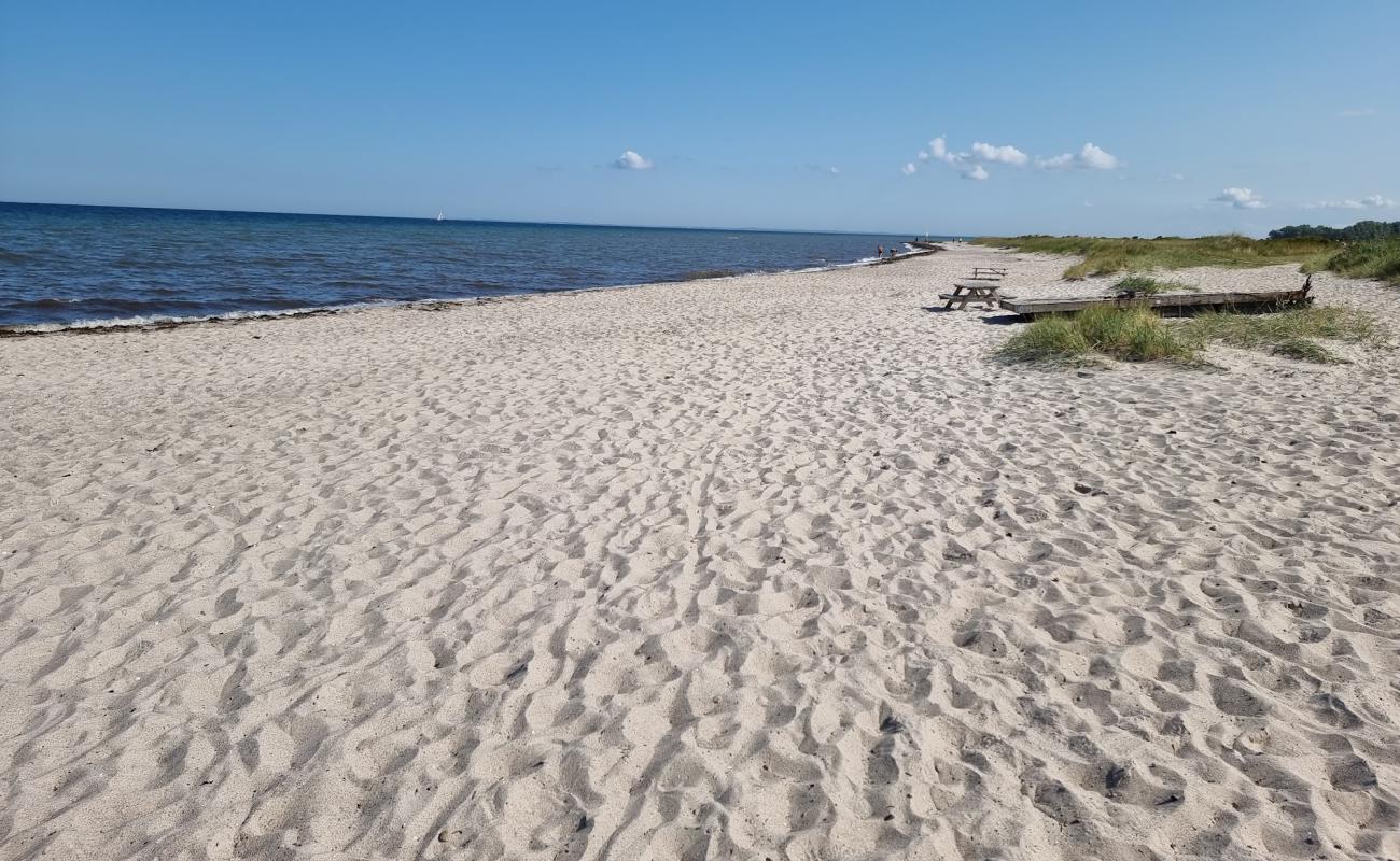 Photo de Kobingsmark Beach avec sable lumineux de surface