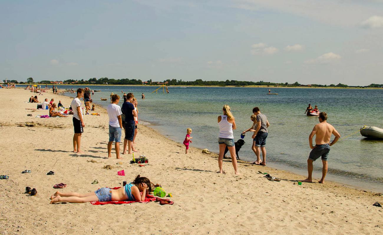 Photo de Gammelbro Beach avec sable lumineux de surface