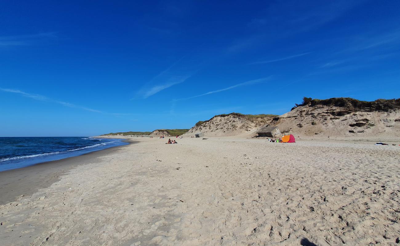 Photo de Bogsted Beach avec sable lumineux de surface