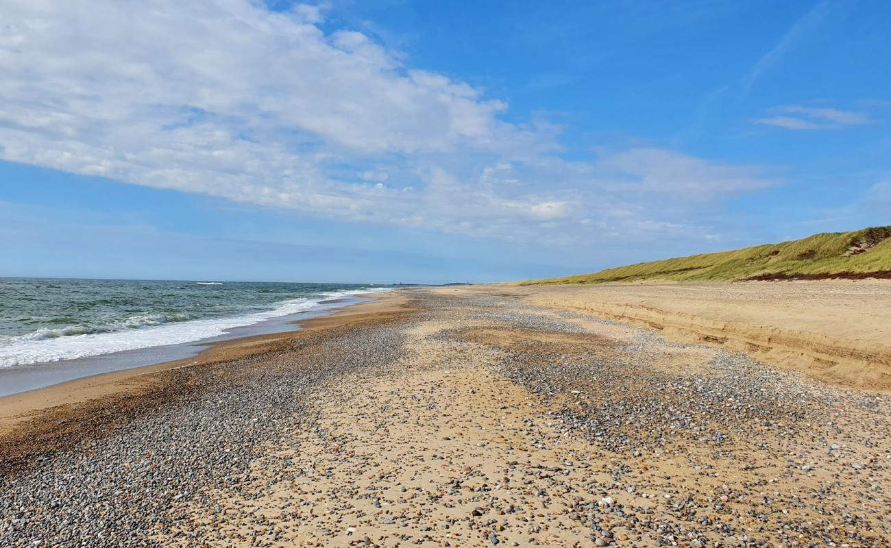 Photo de Thorsminde Beach avec sable beige de surface
