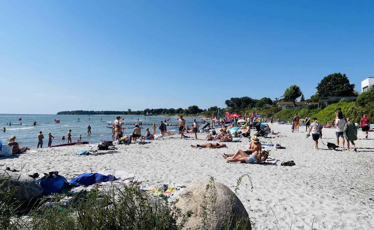 Photo de Rodving Sand Beach avec sable lumineux de surface