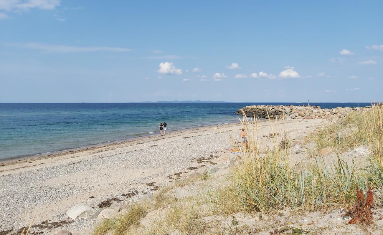 Photo de Gilleleje Beach avec sable clair avec caillou de surface