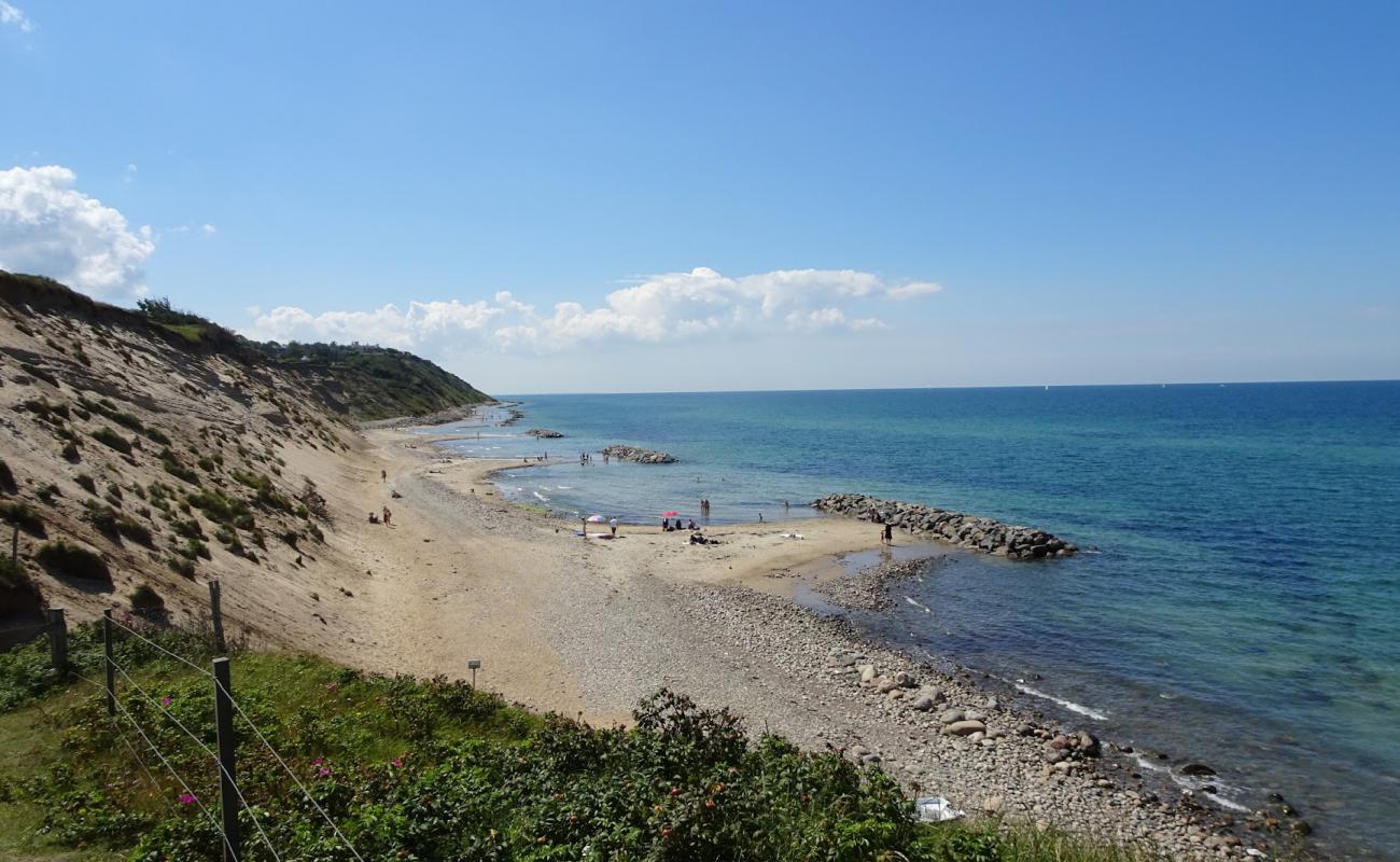 Photo de Vejby Beach avec sable lumineux de surface