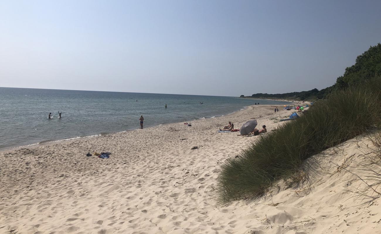 Photo de Somarken Bornholm avec sable lumineux de surface