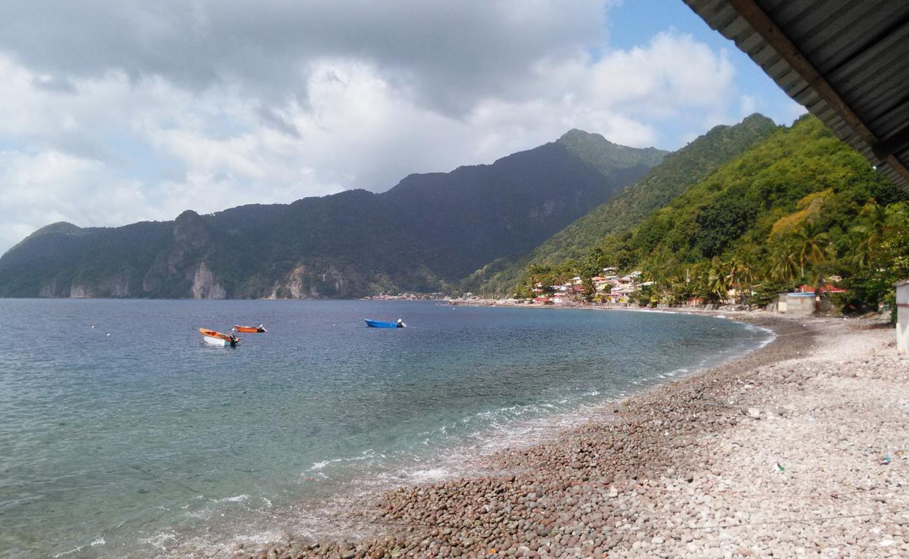 Photo de Scotts Head Beach avec caillou gris de surface