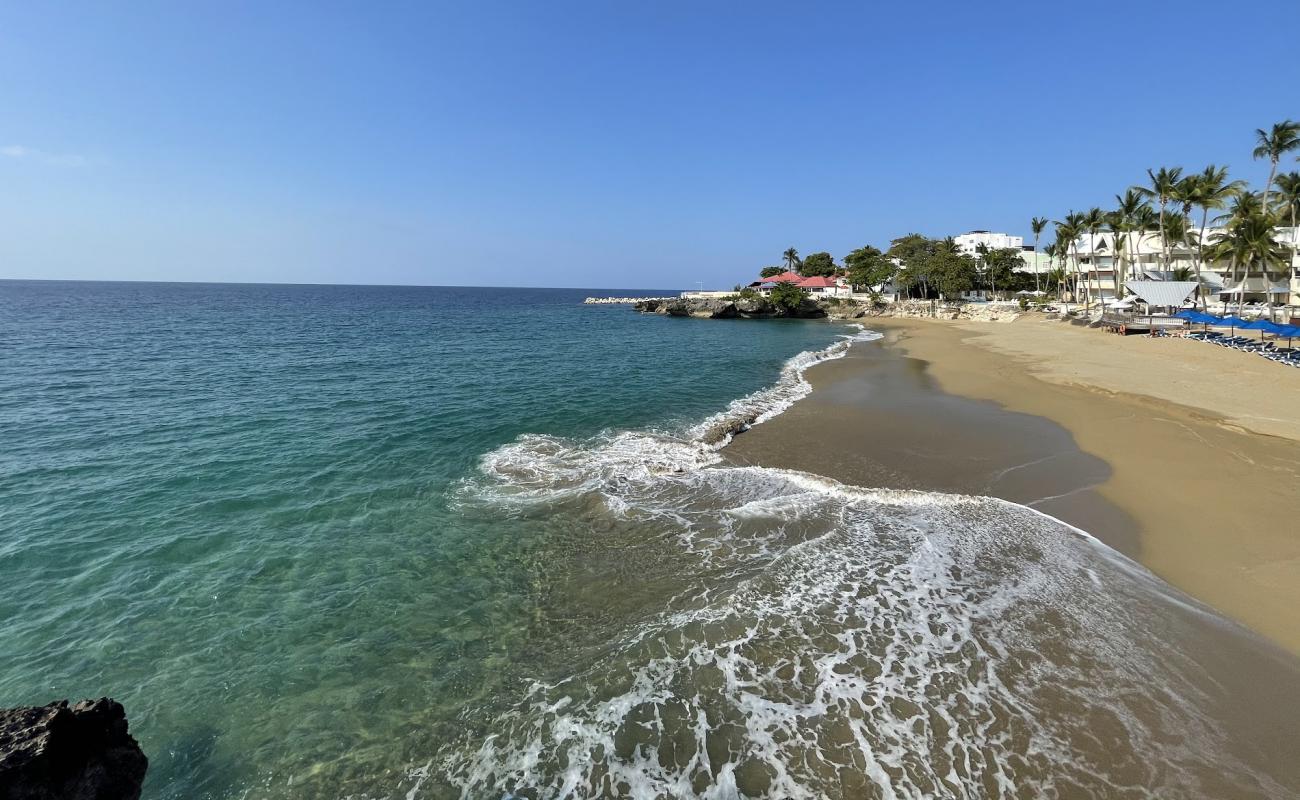 Photo de Plage de Casa Marina avec sable fin et lumineux de surface