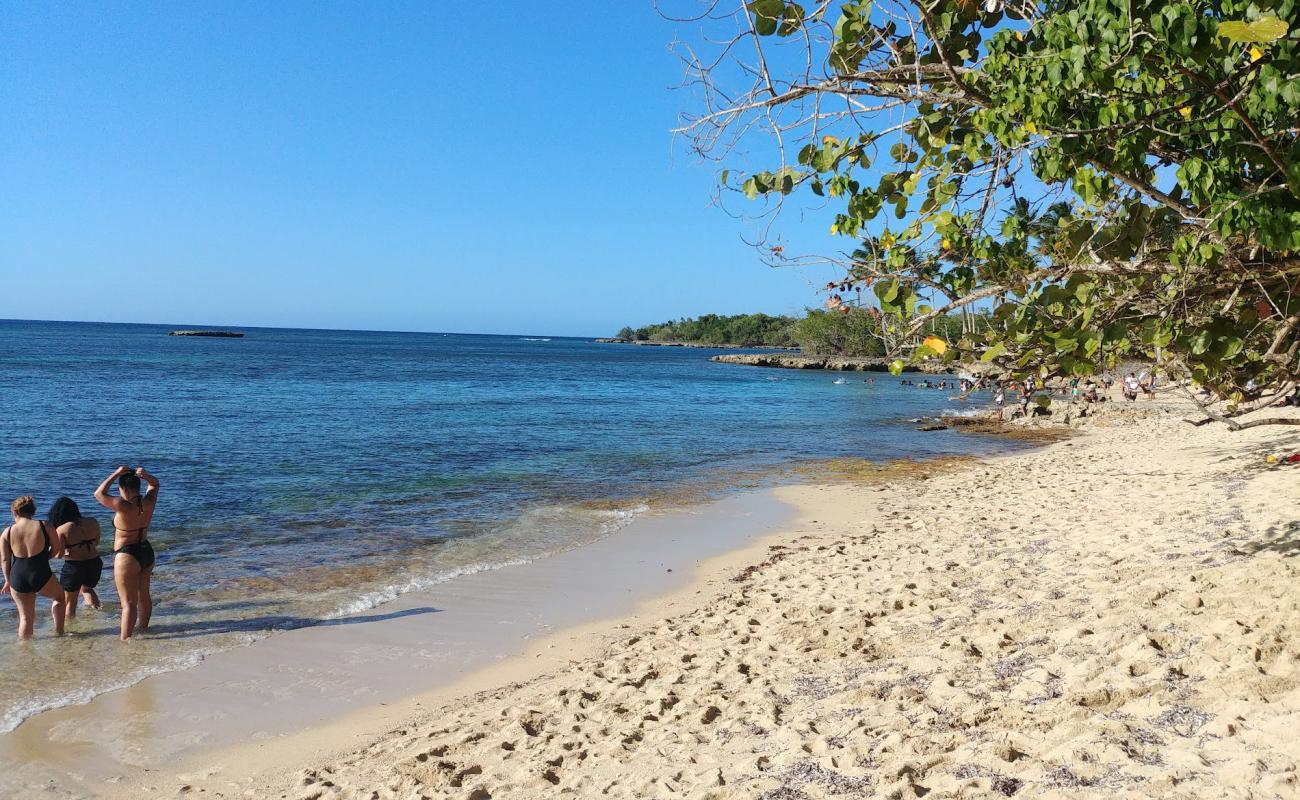 Photo de Playa de Los Muertos avec sable beige de surface