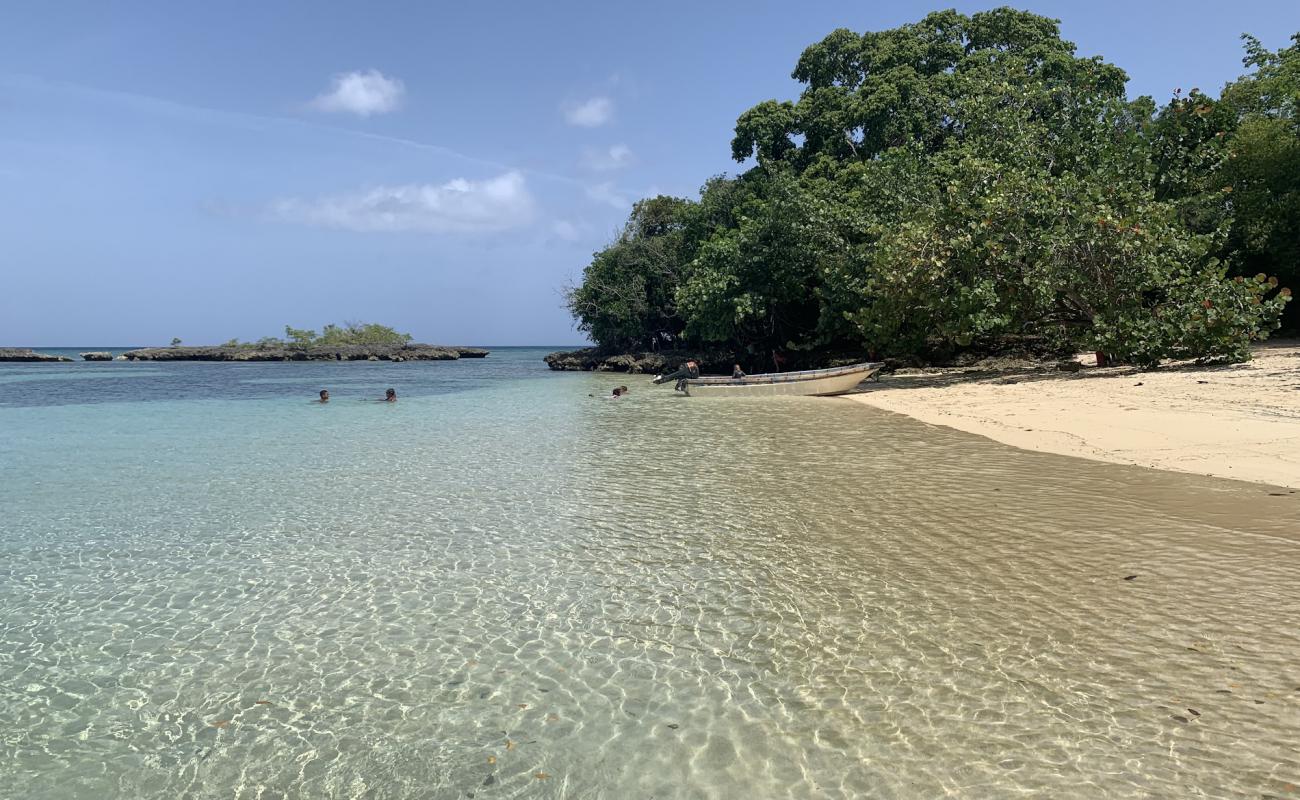 Photo de Playita Grigri avec sable beige fin de surface