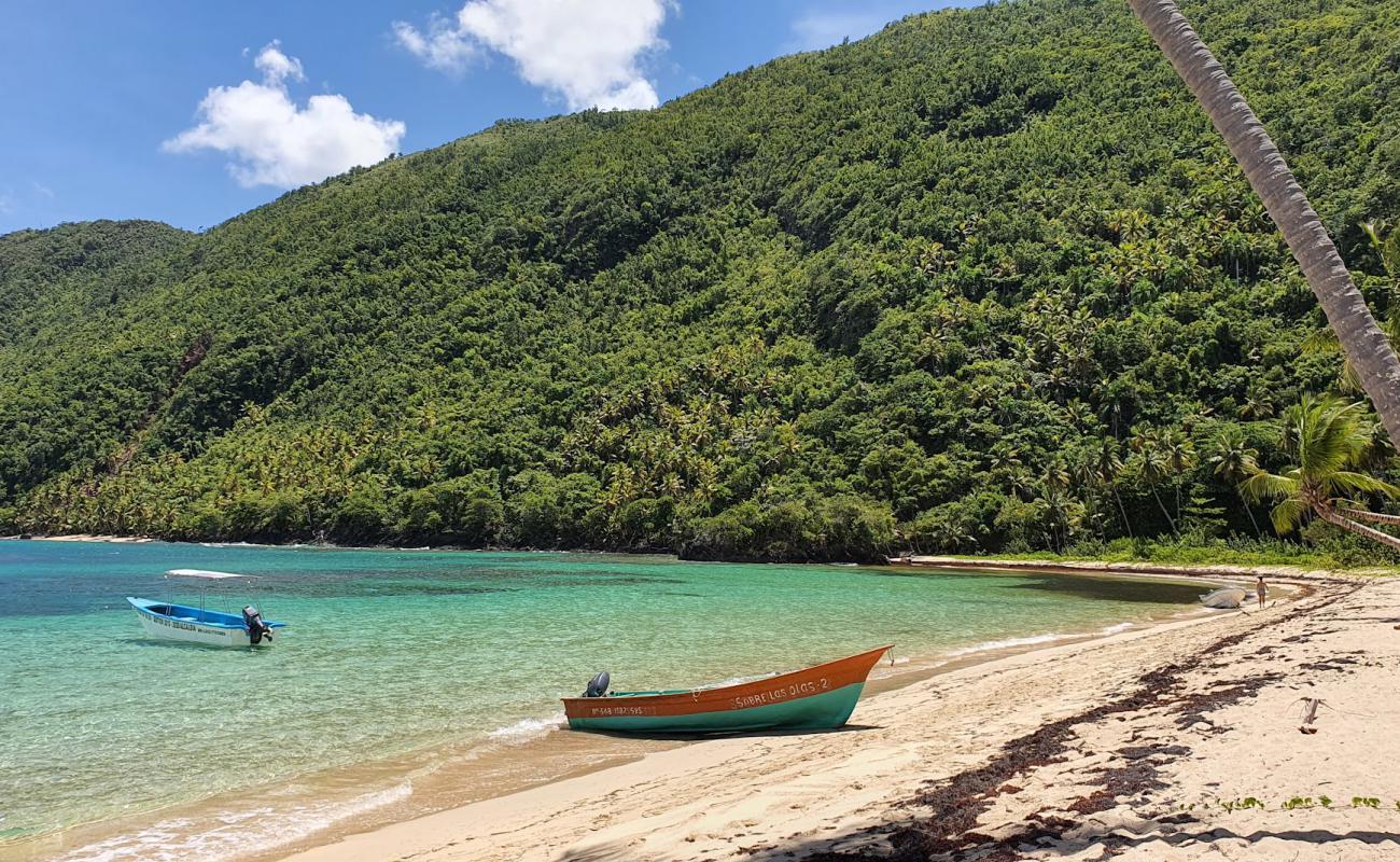 Photo de Plage d'Ermitano II avec sable fin et lumineux de surface