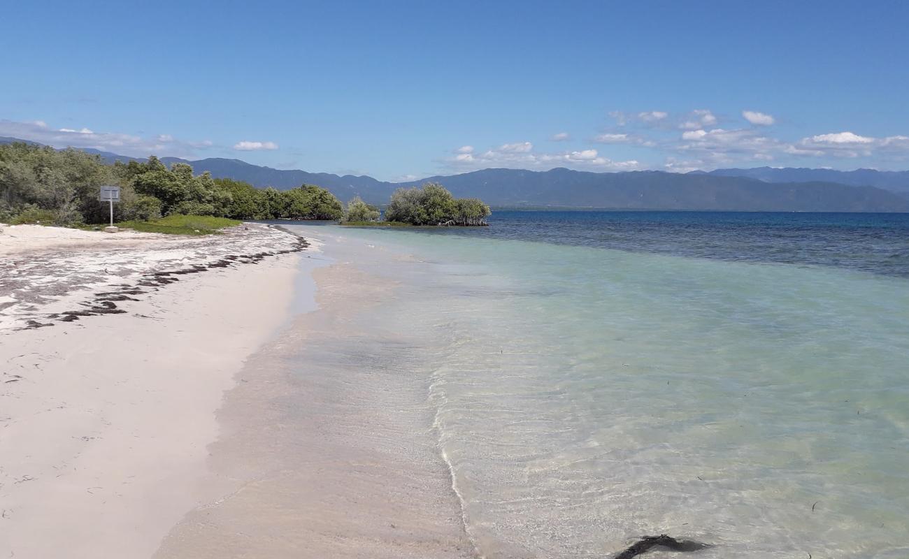 Photo de Uvita beach avec sable fin et lumineux de surface