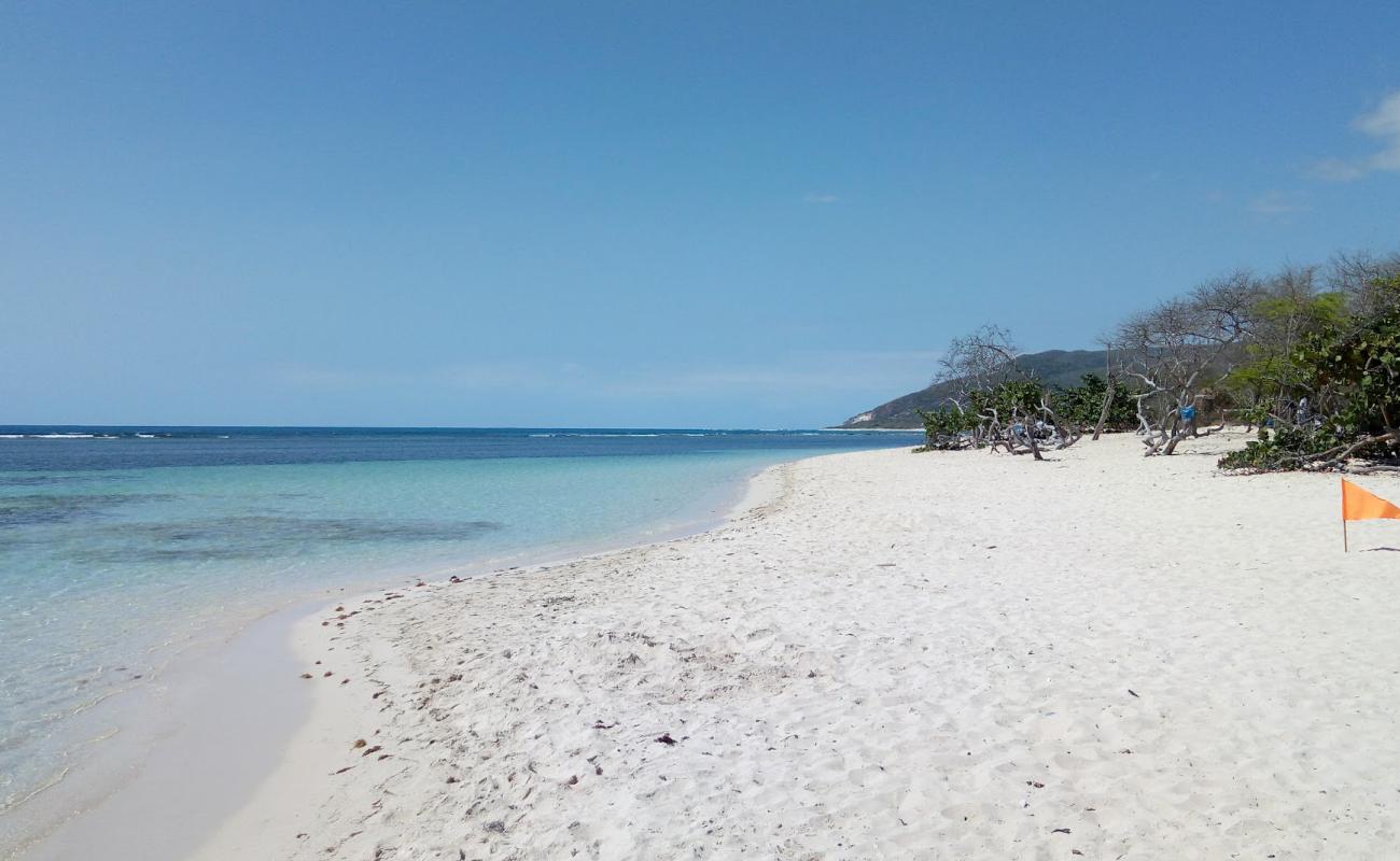 Photo de La Caobita beach avec sable fin et lumineux de surface