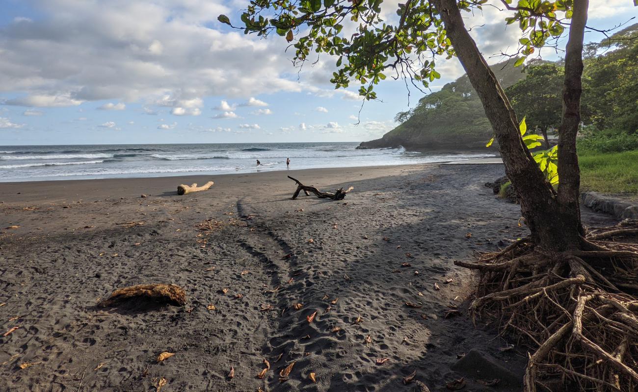 Photo de Shalpa Beach avec sable gris de surface