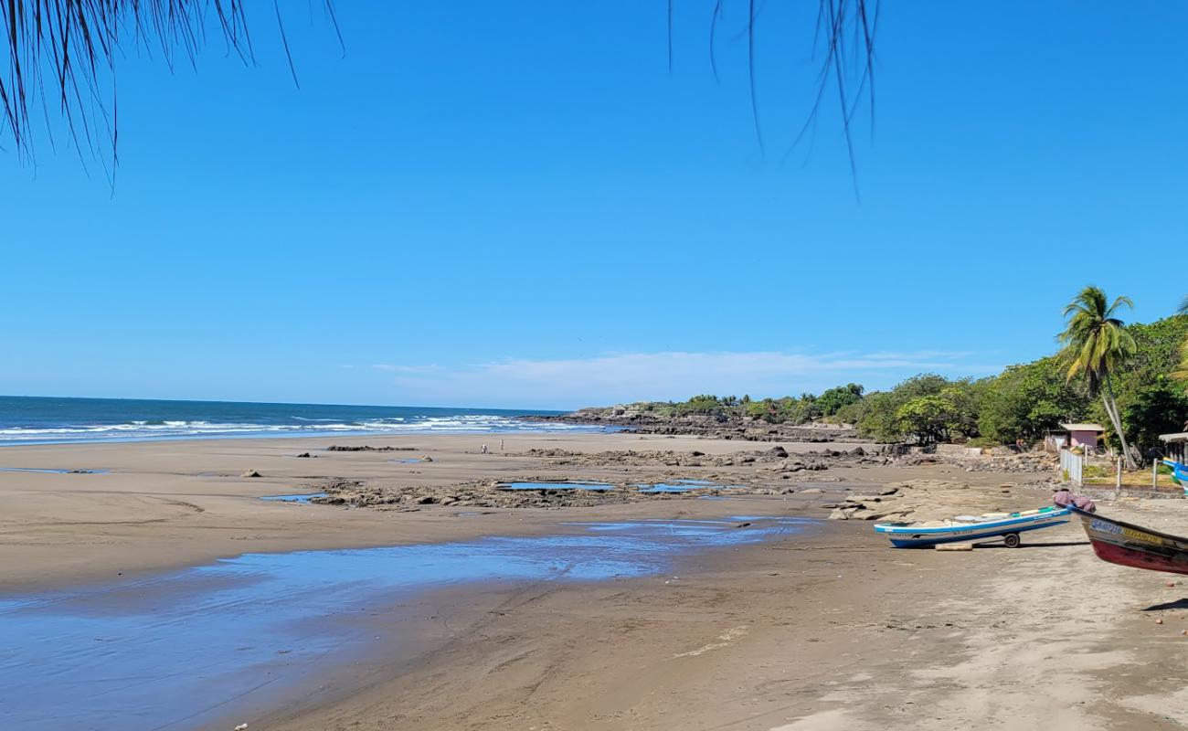 Photo de Negras beach avec sable gris de surface
