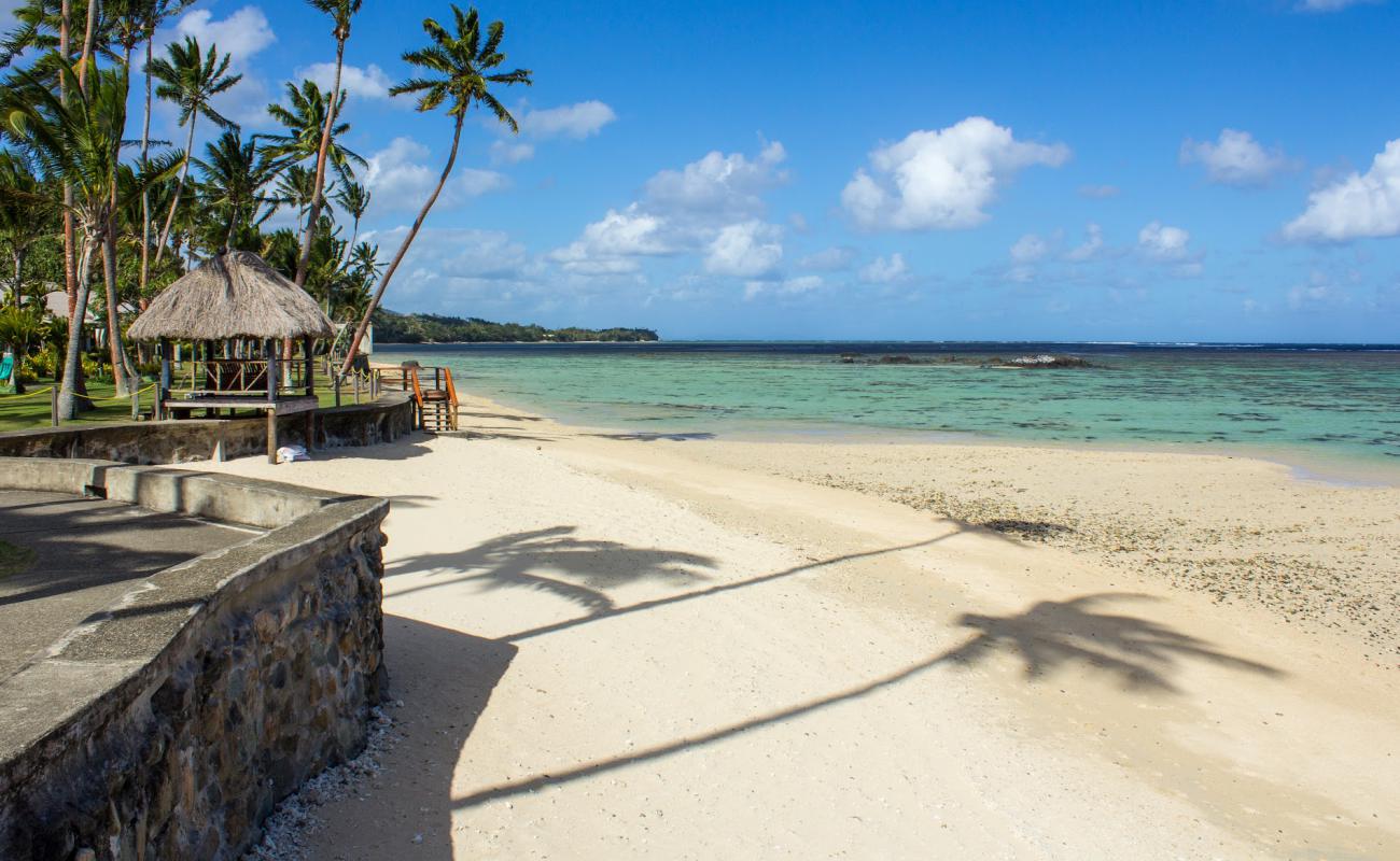 Photo de Fiji Hideaway Beach avec sable beige & pierres de surface