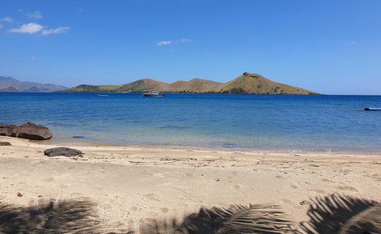 Photo de Volivoli Beach avec sable beige de surface