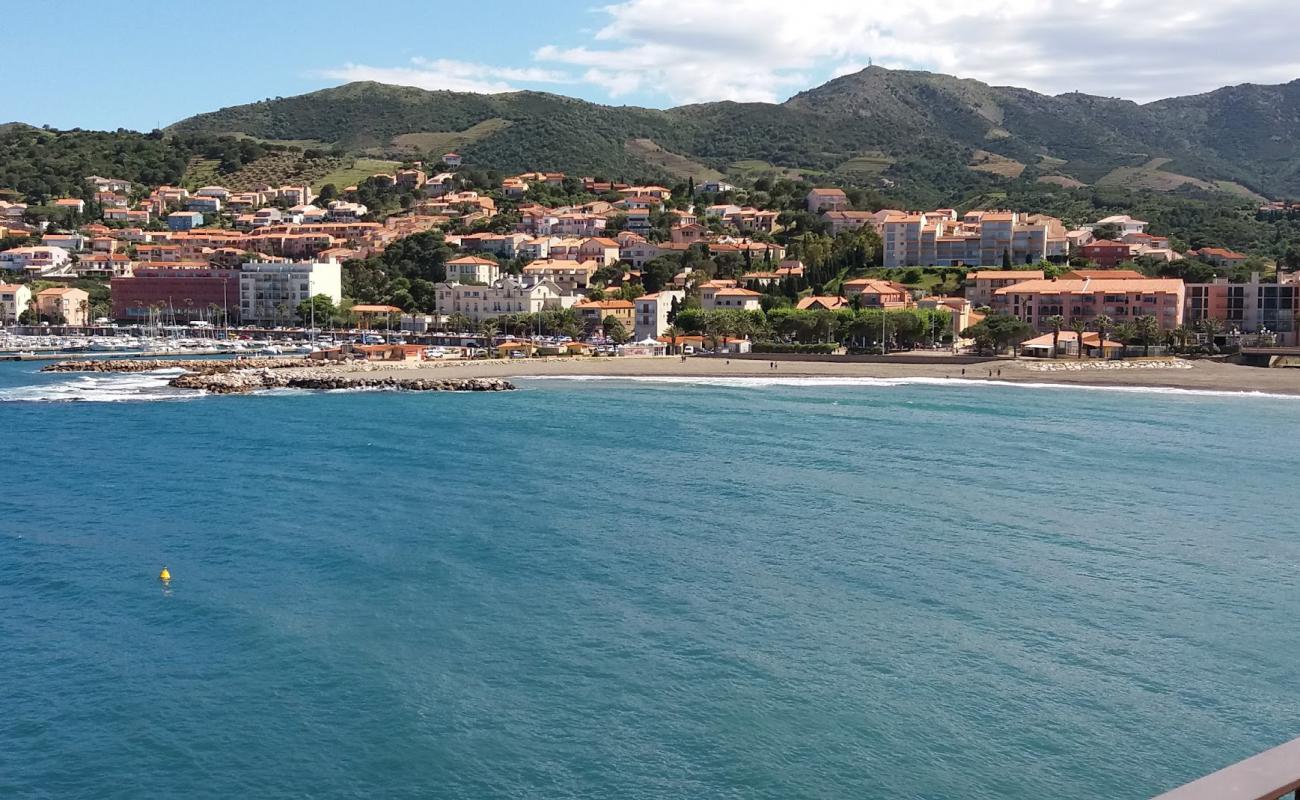 Photo de Banyuls sur Mer beach avec caillou gris de surface