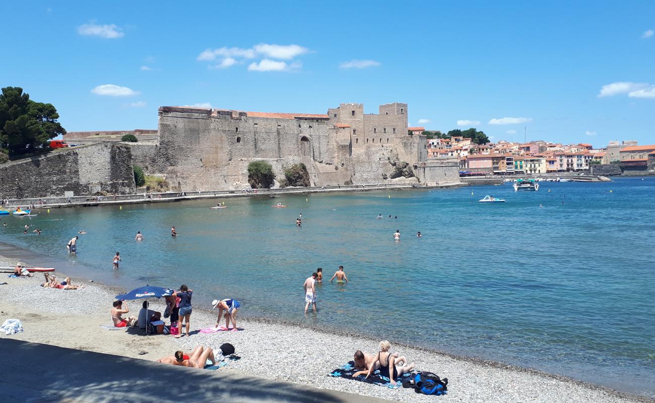 Photo de Port d'Avall beach avec sable beige & galets de surface