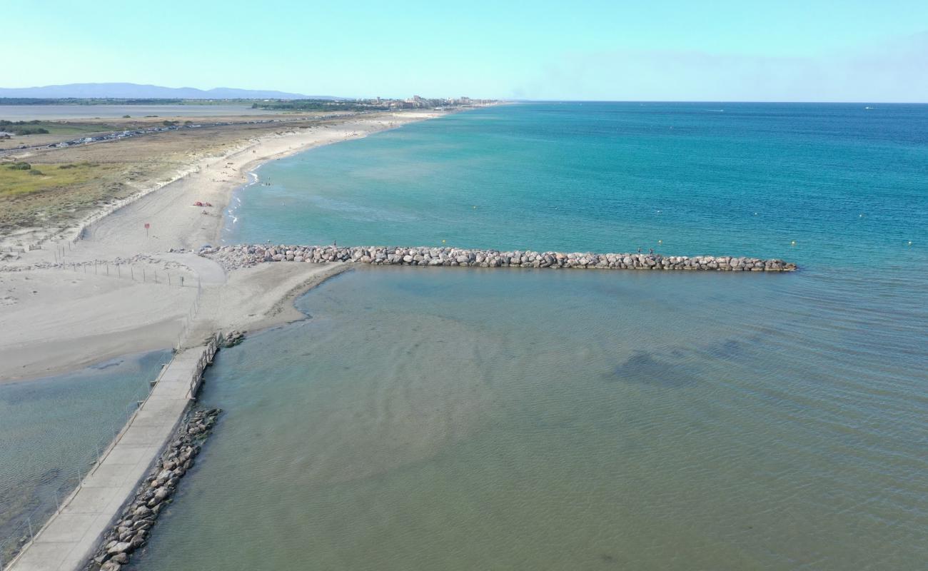 Photo de Kite Surf beach avec sable beige fin de surface