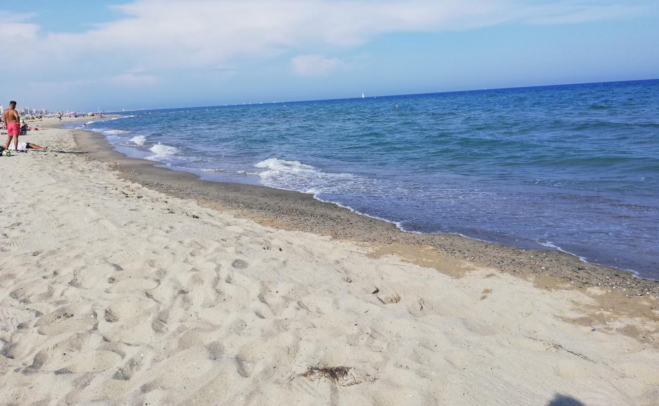 Photo de Canet in Roussillon avec sable fin et lumineux de surface