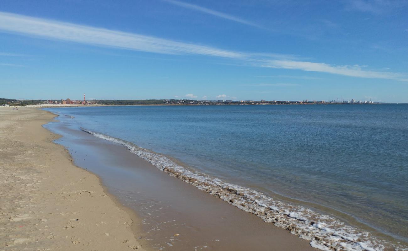 Photo de Grande Plage avec sable fin et lumineux de surface