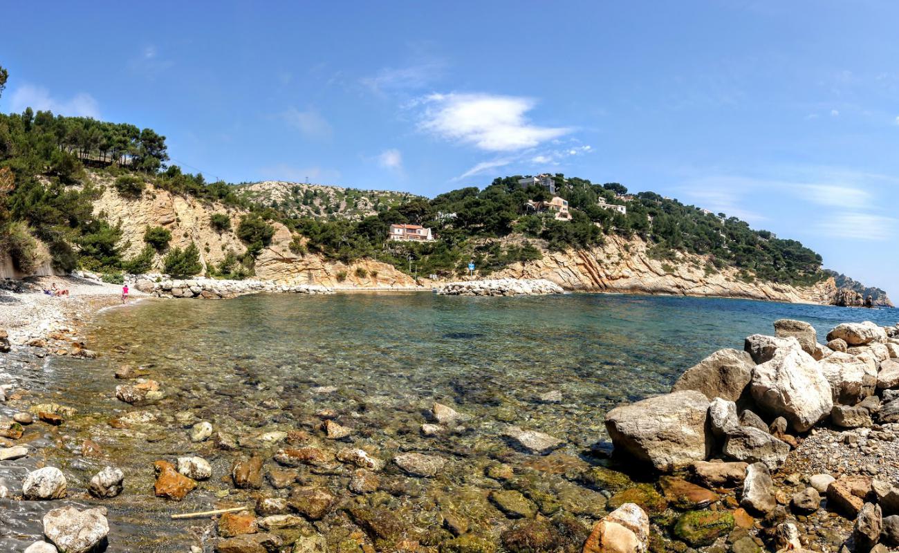 Photo de Plage de la côte bleue avec terrain rocheux de surface