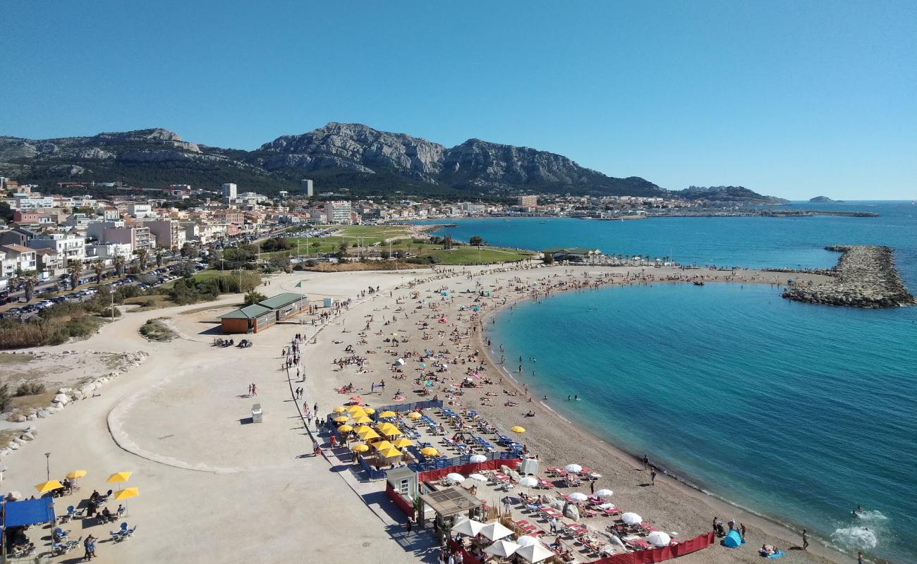 Photo de Plages de Prado avec sable lumineux de surface