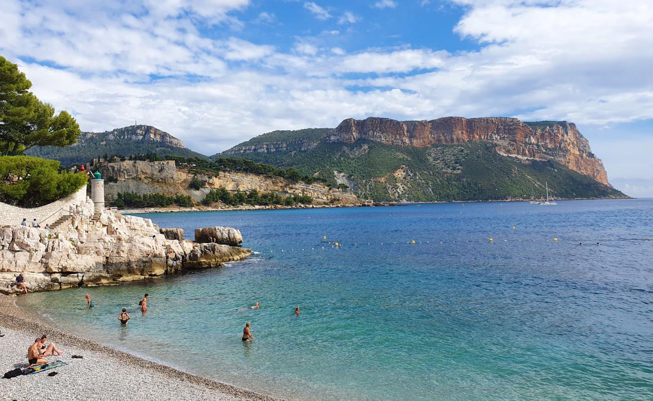 Photo de Plage du Bestouan avec sable clair avec caillou de surface