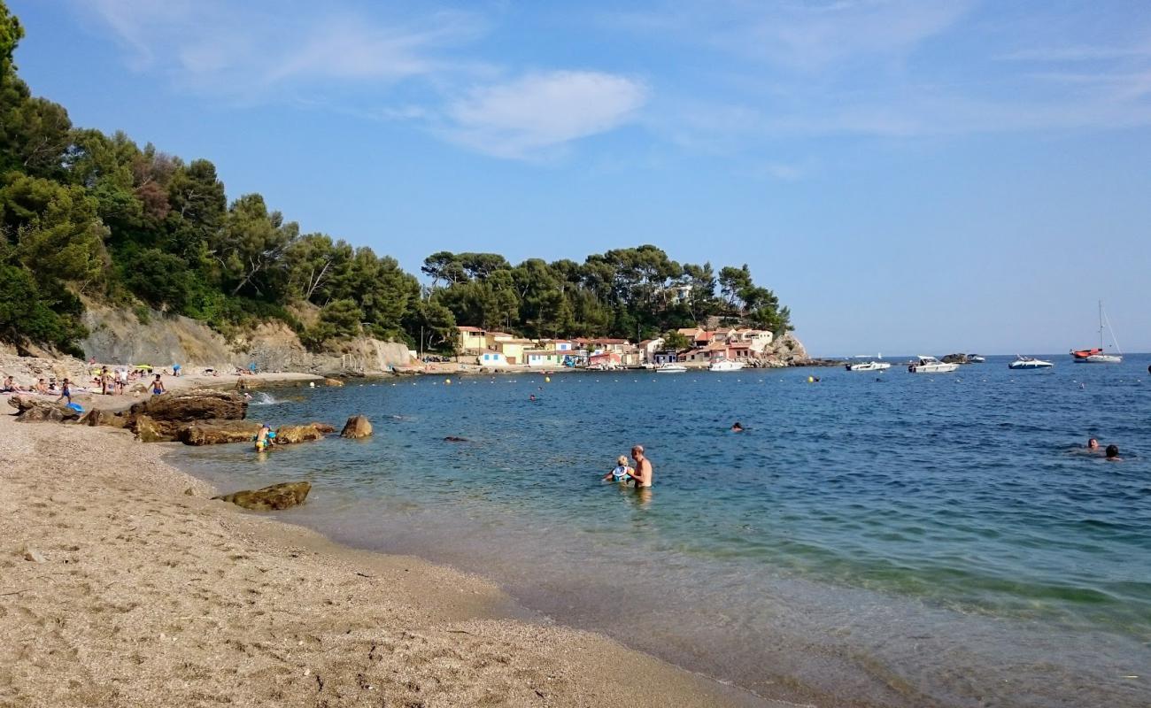 Photo de Plage de Méjean avec sable lumineux de surface