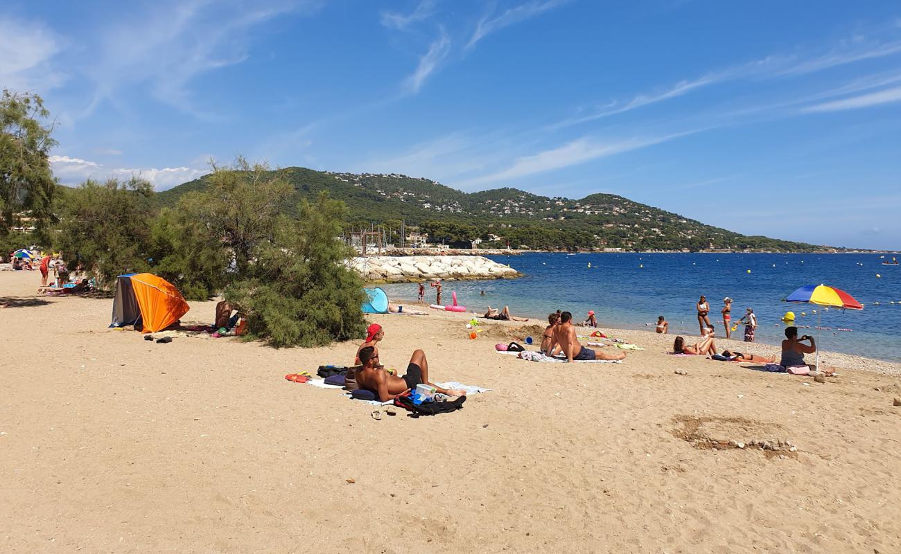 Photo de Plage de Péno avec sable brun de surface