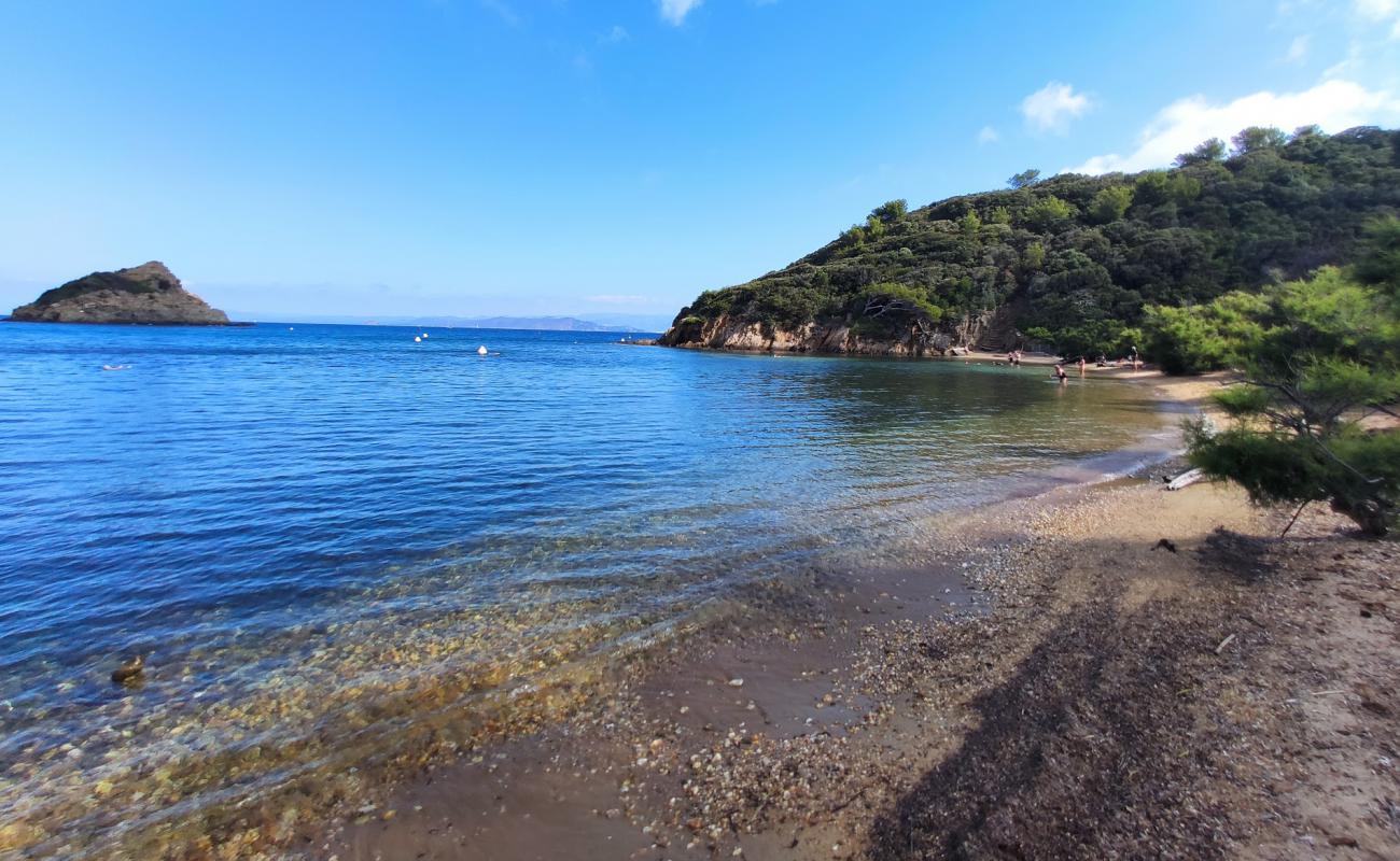 Photo de Palud beach avec sable clair avec caillou de surface