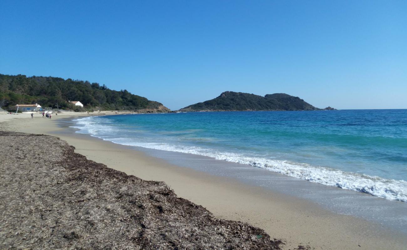 Photo de Briande beach avec sable lumineux de surface