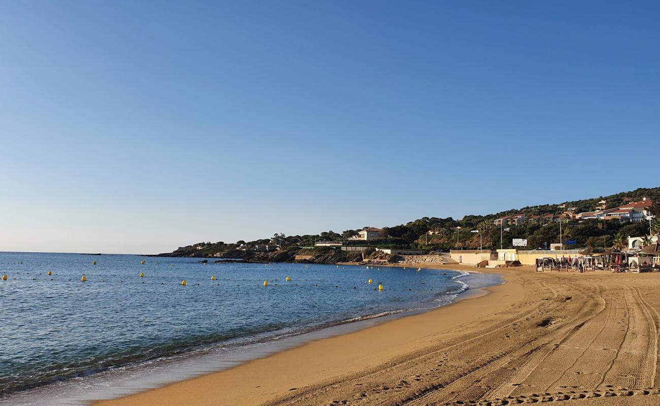 Photo de Plage de La Gaillarde avec sable lumineux de surface