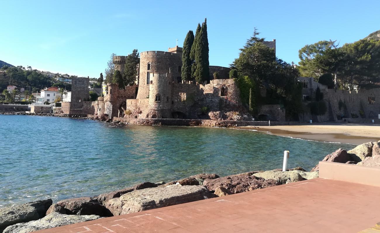 Photo de Chateau beach avec sable beige fin de surface